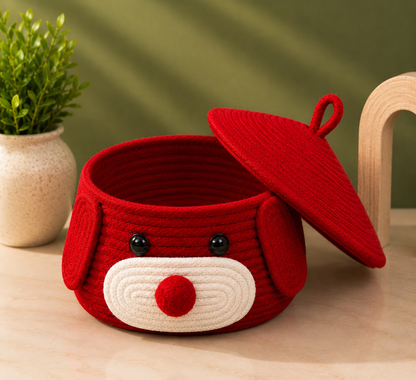 Storage Basket – Santa Claus Christmas , Teddy Bear,Puppy
