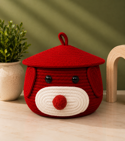 Storage Basket – Santa Claus Christmas , Teddy Bear,Puppy