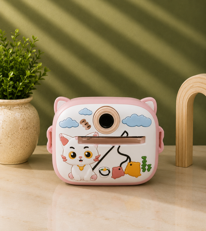 Kids Instant Print Digital Camera – Playful Kitty Edition