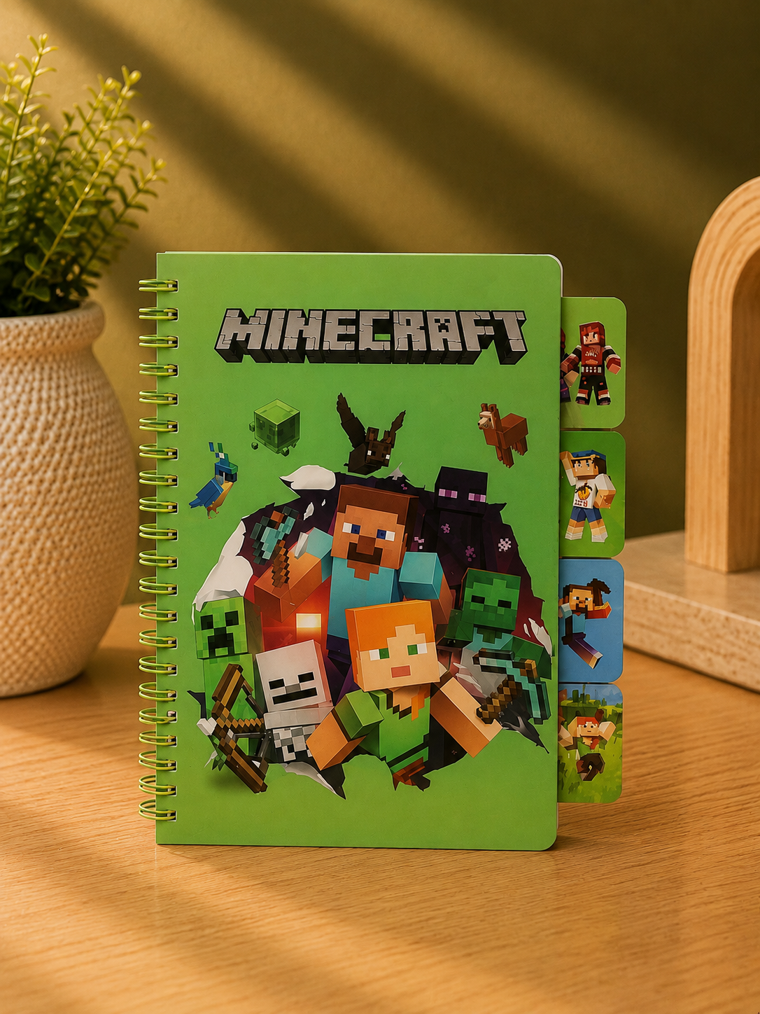 Minecraft / Rezende Themed Spiral Diary & Pen Gift Set