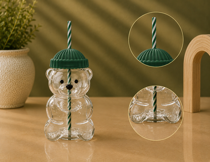 Panda Shaped Glass