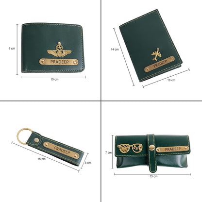 Personalized All in One Men's Combo (4 pcs) - Olive Green
