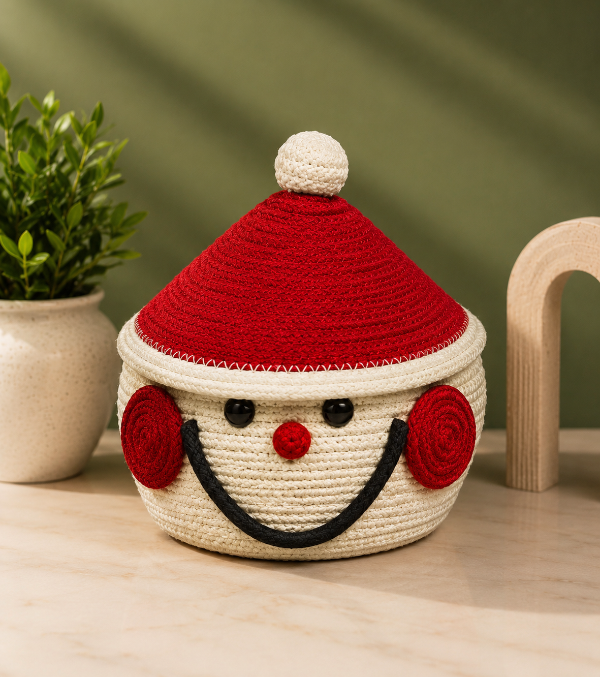 Storage Basket – Santa Claus Christmas , Teddy Bear,Puppy