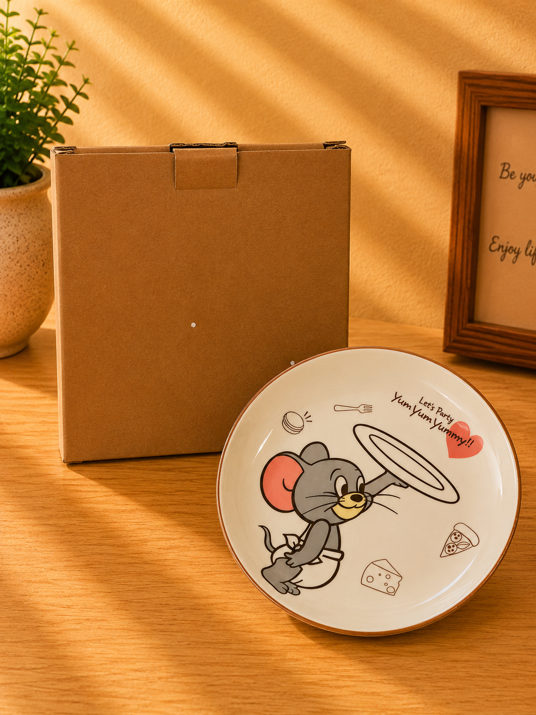 Tom and Jerry Ceramic Deep Snack Plate