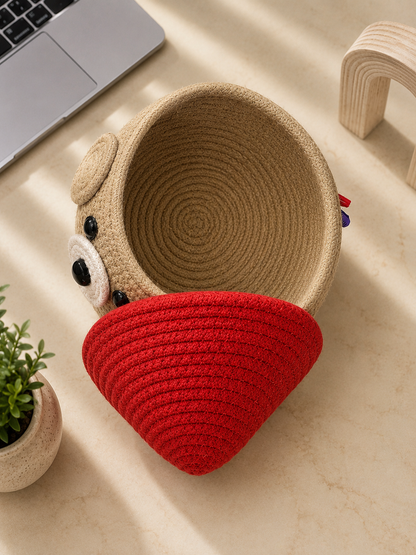 Storage Basket – Santa Claus Christmas , Teddy Bear,Puppy
