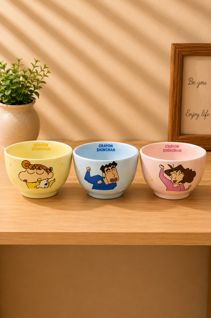 Shinchan Cartoon Ceramic Bowl