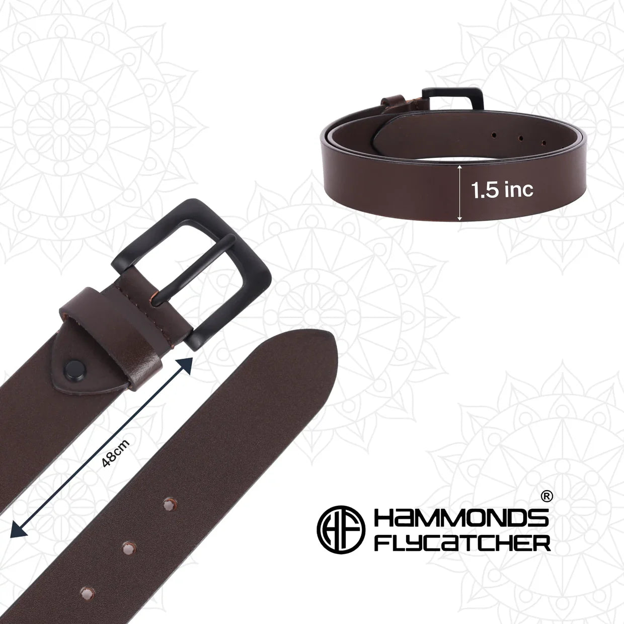 Men's Leather Gift Set Combo: Wallet & Belt - Birthday, Anniversary, Father's Day or Raksha Bandhan Gift
