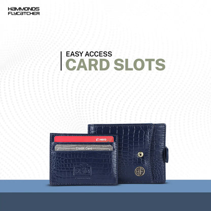 Men's Leather Wallet - 5 Card Slots, 2 Currency Pockets, RFID Protection - Perfect Gift for Valentine's, Father's Day, Birthdays