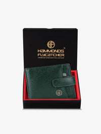 Men's Leather Wallet - 5 Card Slots, 2 Currency Pockets, RFID Protection - Perfect Gift for Valentine's, Father's Day, Birthdays