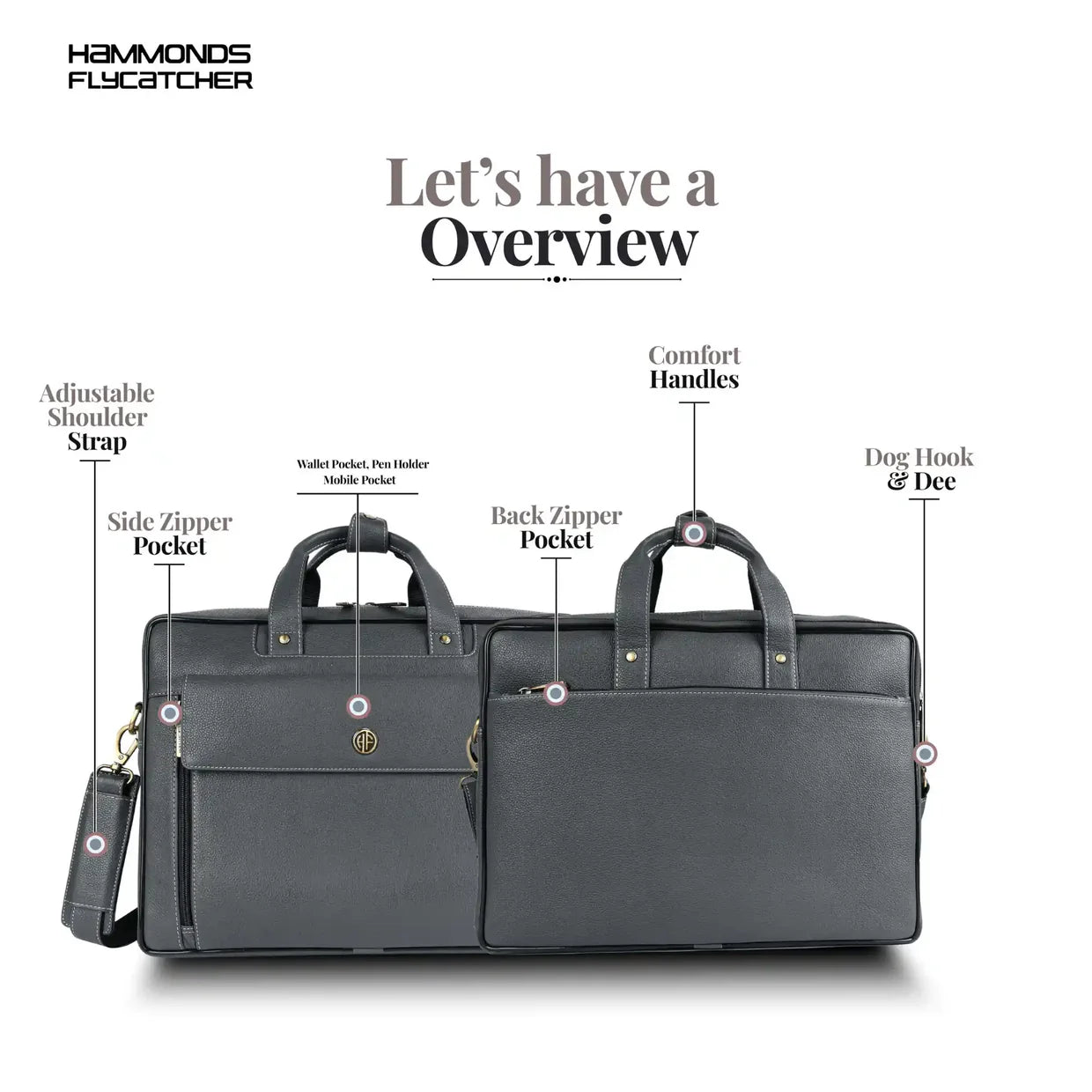 Genuine Leather Expandable Laptop Bag for Men with Adjustable Strap - Fits Upto 15.6" Laptop/MacBook - 1 Year Warranty
