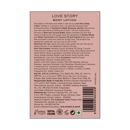 Love Story Body Lotion Bottle 270ml