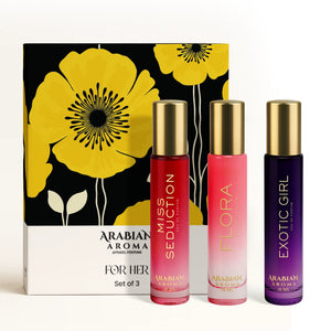 Perfume Gift Set for Her | Pack of 3 (18ml Perfume)