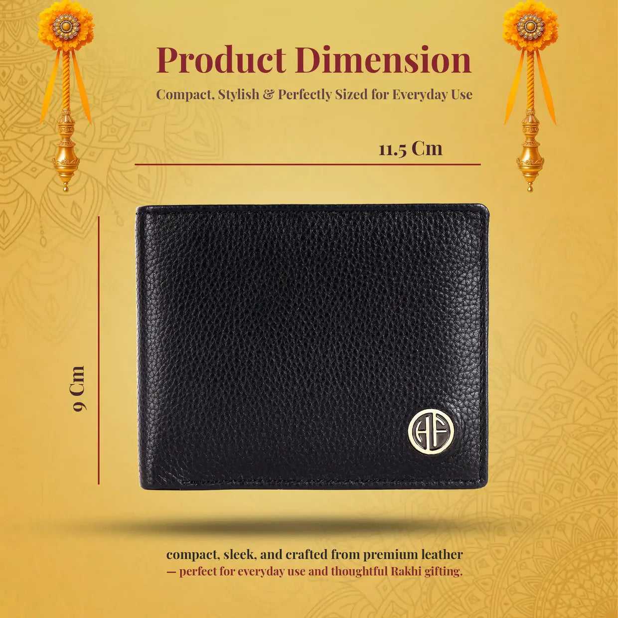 Men's Leather Gift Set Combo: Wallet & Belt - Birthday, Anniversary, Father's Day or Raksha Bandhan Gift