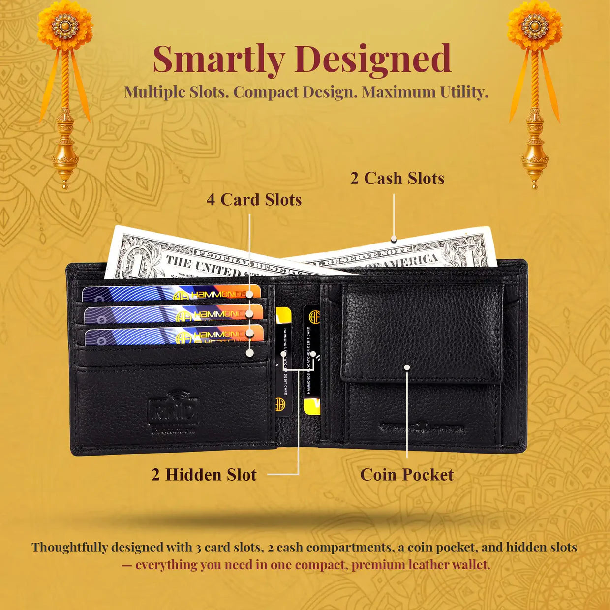 Men's Leather Gift Set Combo: Wallet & Belt - Birthday, Anniversary, Father's Day or Raksha Bandhan Gift